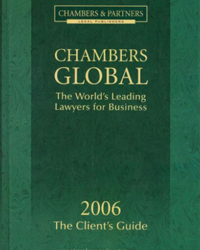 Chambers Global The World’s Leading Lawyers for Business 2006 p. 877